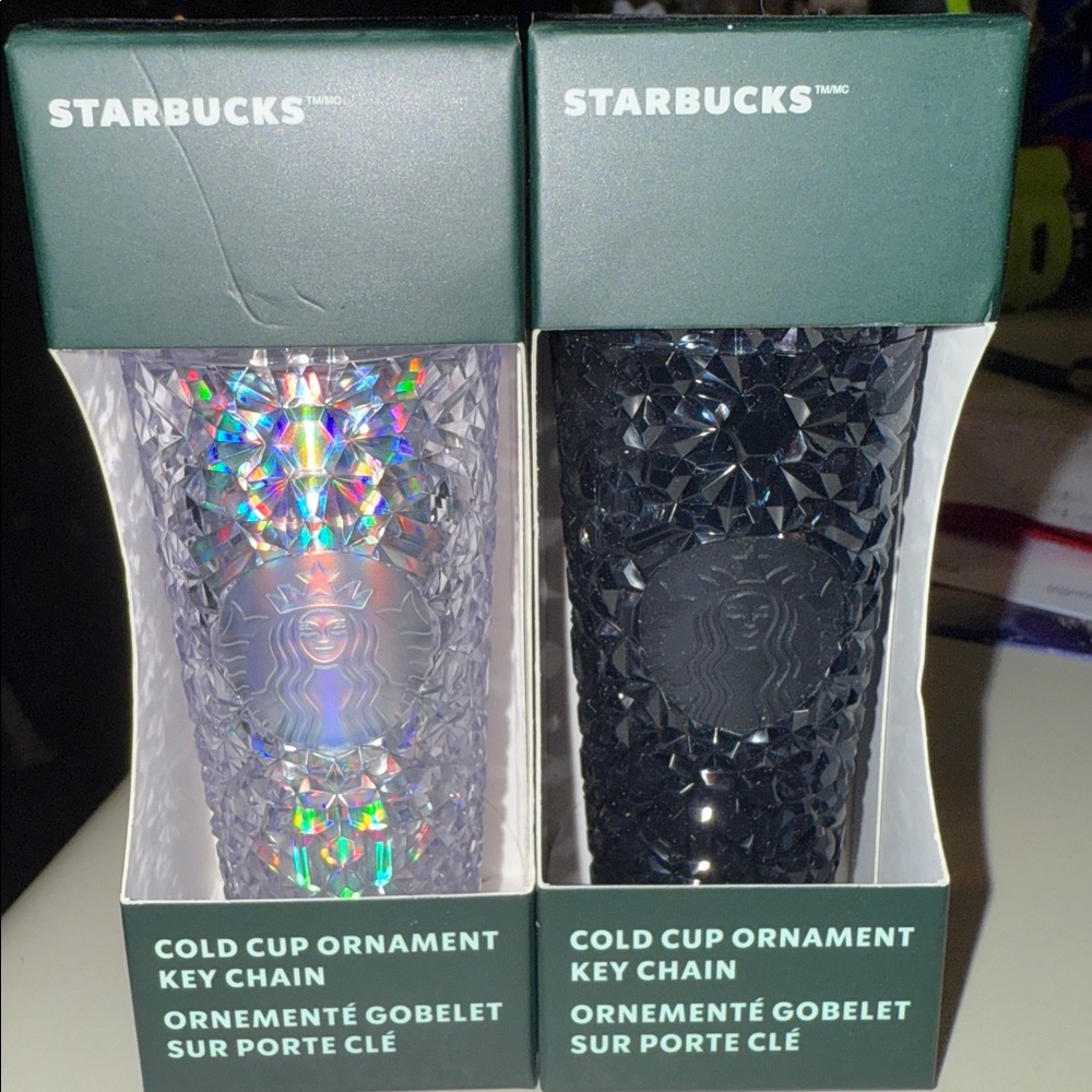 Starbucks Cold Cup Ornament Key Chain 2